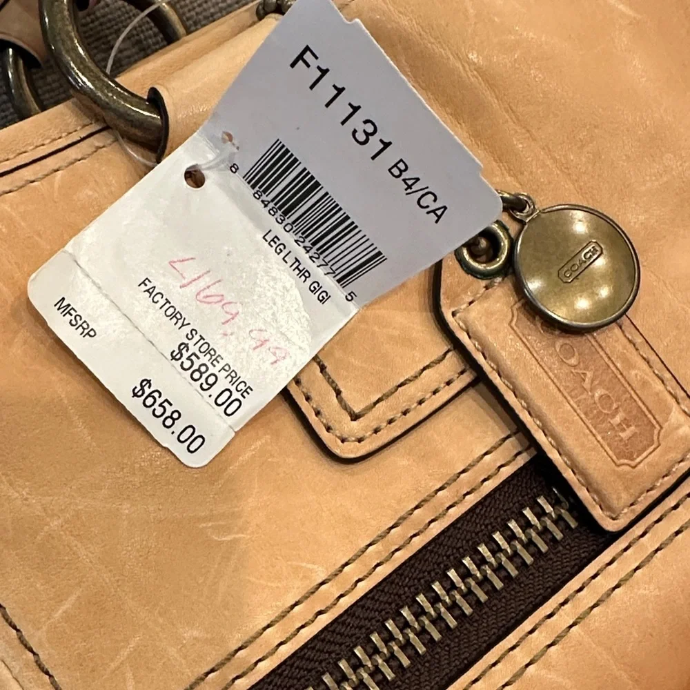 Coach 65th anniversary vintage legacy collection large GiGi handbag. NWT - Picture 5 of 12